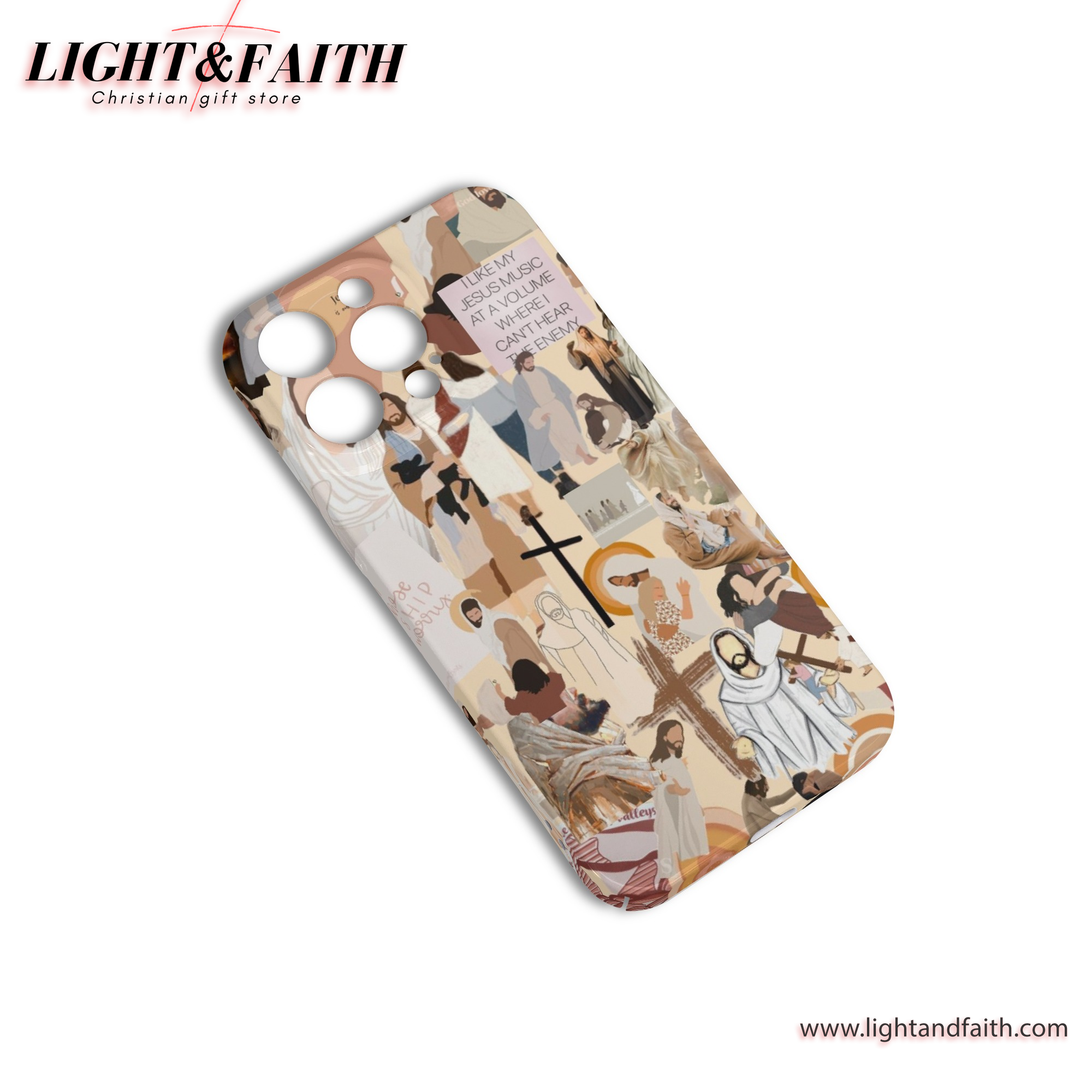Jesus Life Story Phone Case, Christian Phone Case, Bible Verse Phone Case, Religious Gift, PCLAF21